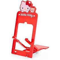 キティちゃん　スマホスタンド 発色がすごい、、キティちゃんたちのスマホスタンドが便利すぎる